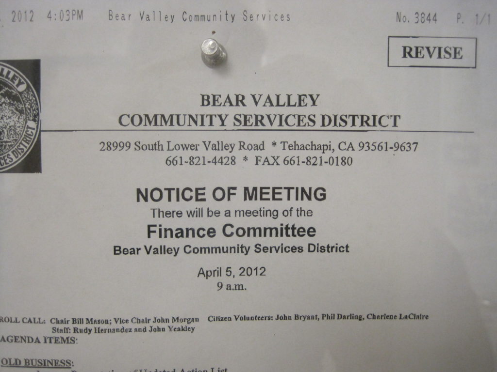 Bear Valley, CA 93561