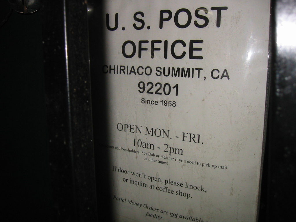 Chiriaco Summit, CA 92201