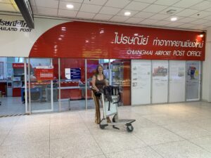 Chiang Mai Airport Post Office Thailand 50204